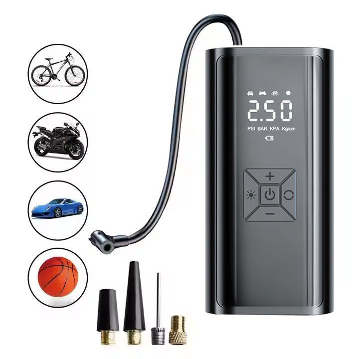 Pompe À Pneu Électrique 4500 Mah Mini Gonfleur