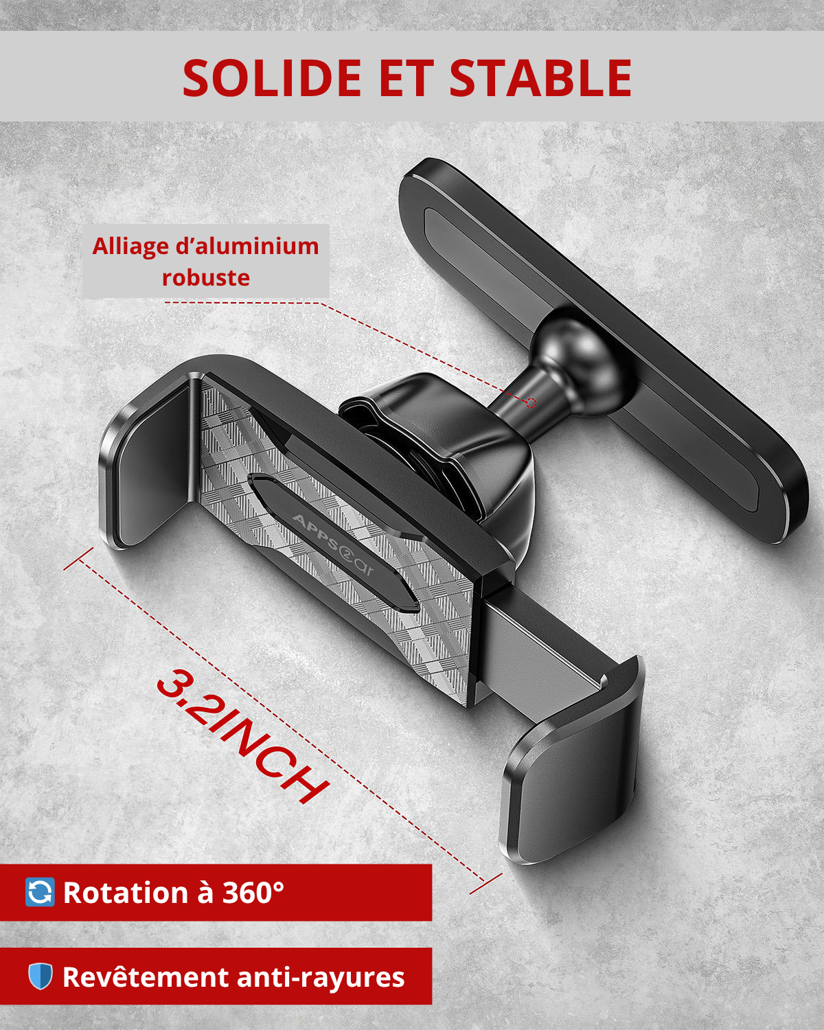 Support Téléphone Multi-Usage 360° – Pour le Sport, le Travail et la Maison